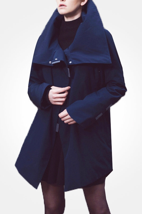 Twiggy navy blue / anthracite waterproof winter coat