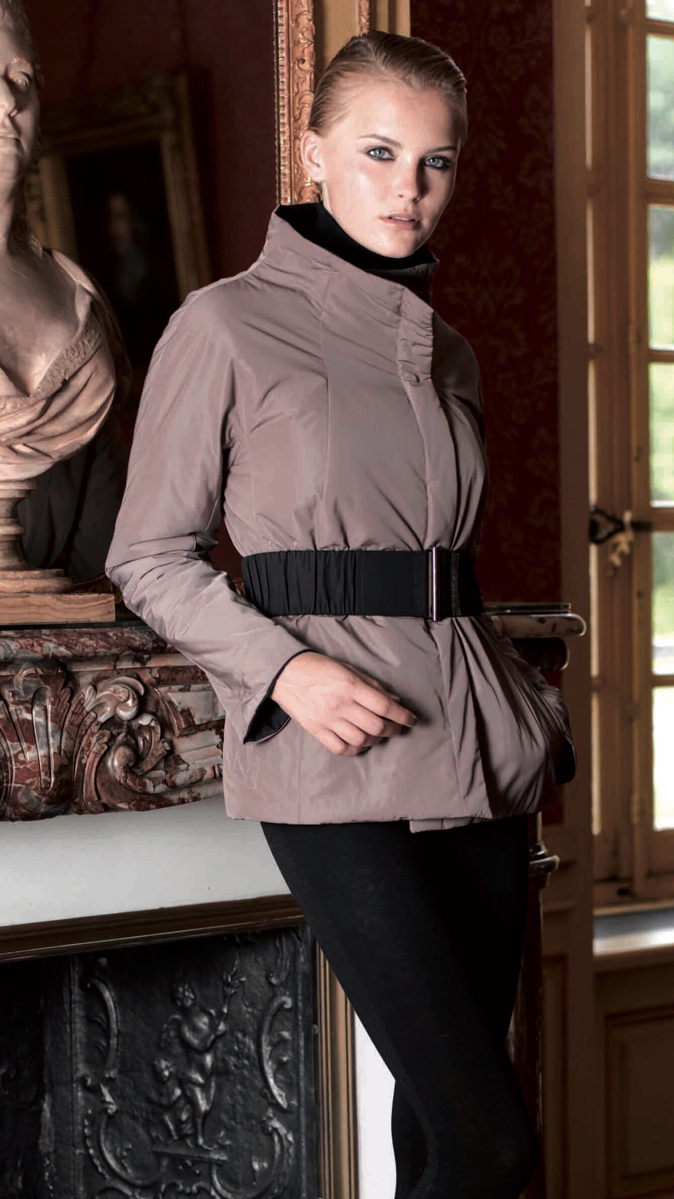 La doudoune reversible imperméable Scala Noir / Gris
