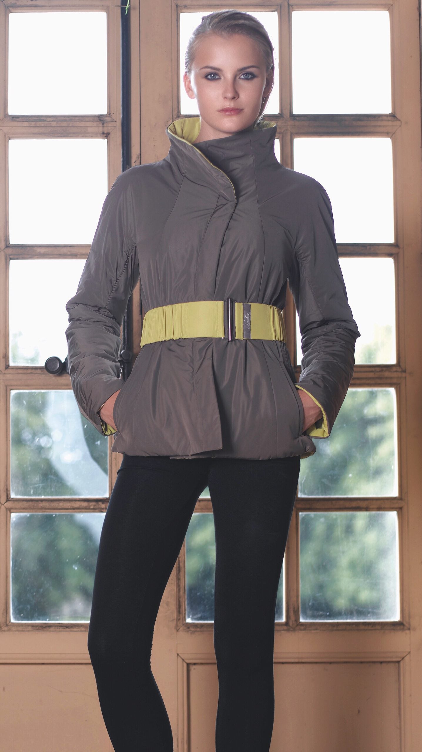 La doudoune reversible imperméable Scala Vert / Bronze