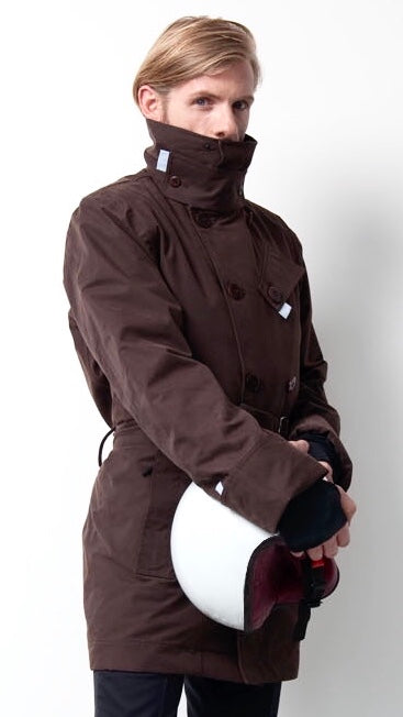 The Mermoz urban waterproof elegant chocolate brown men&