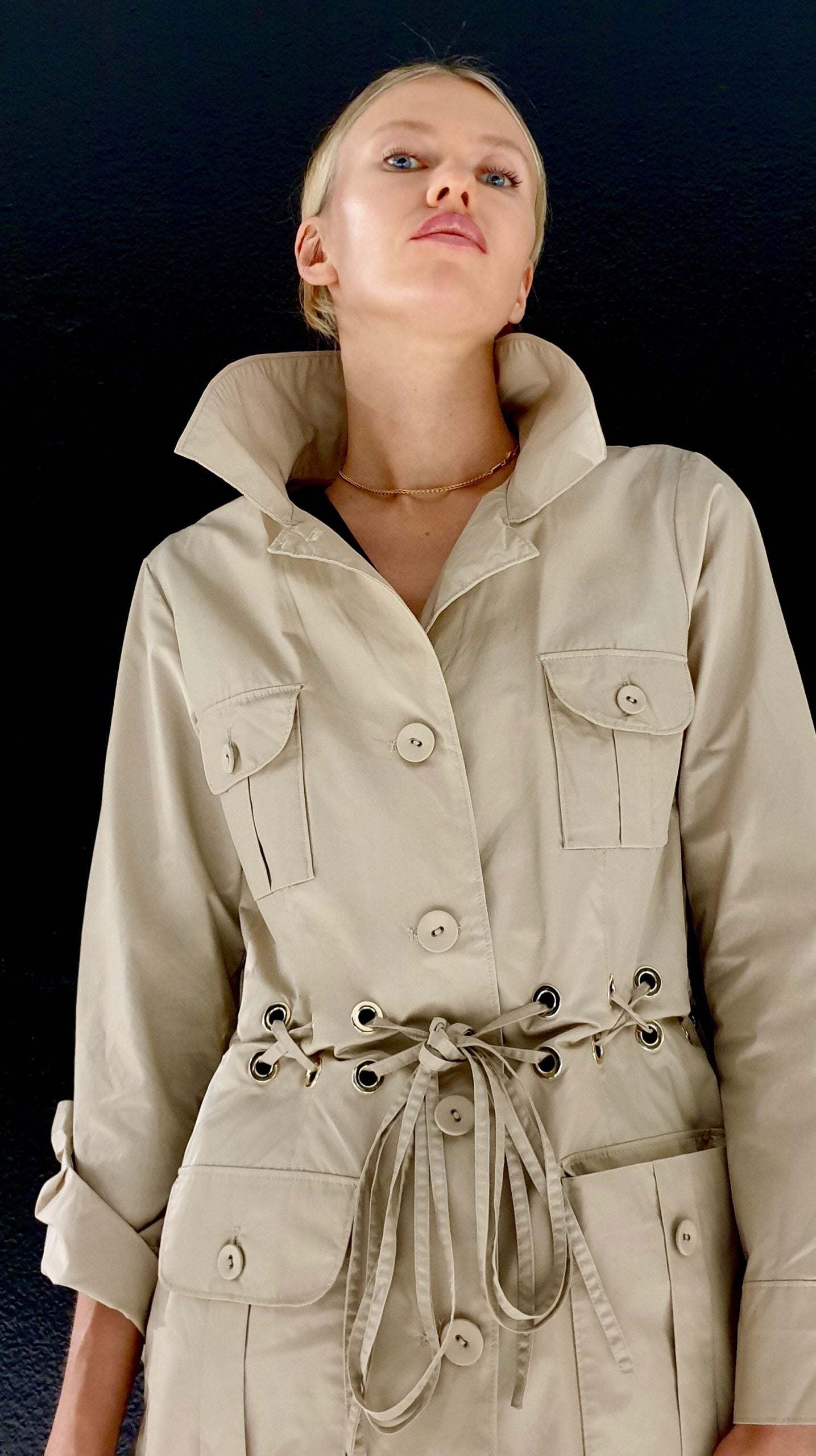 La veste beige Saharienne Safari