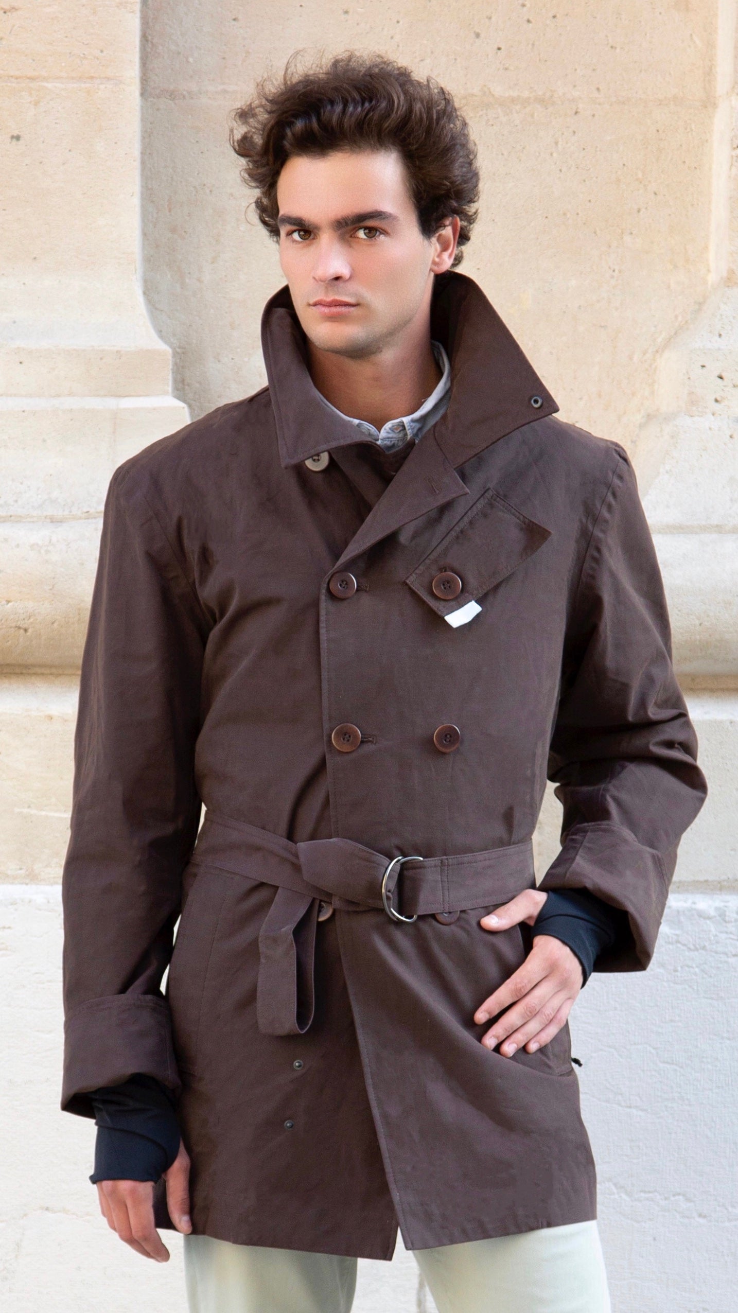 The Mermoz urban waterproof elegant chocolate brown men&