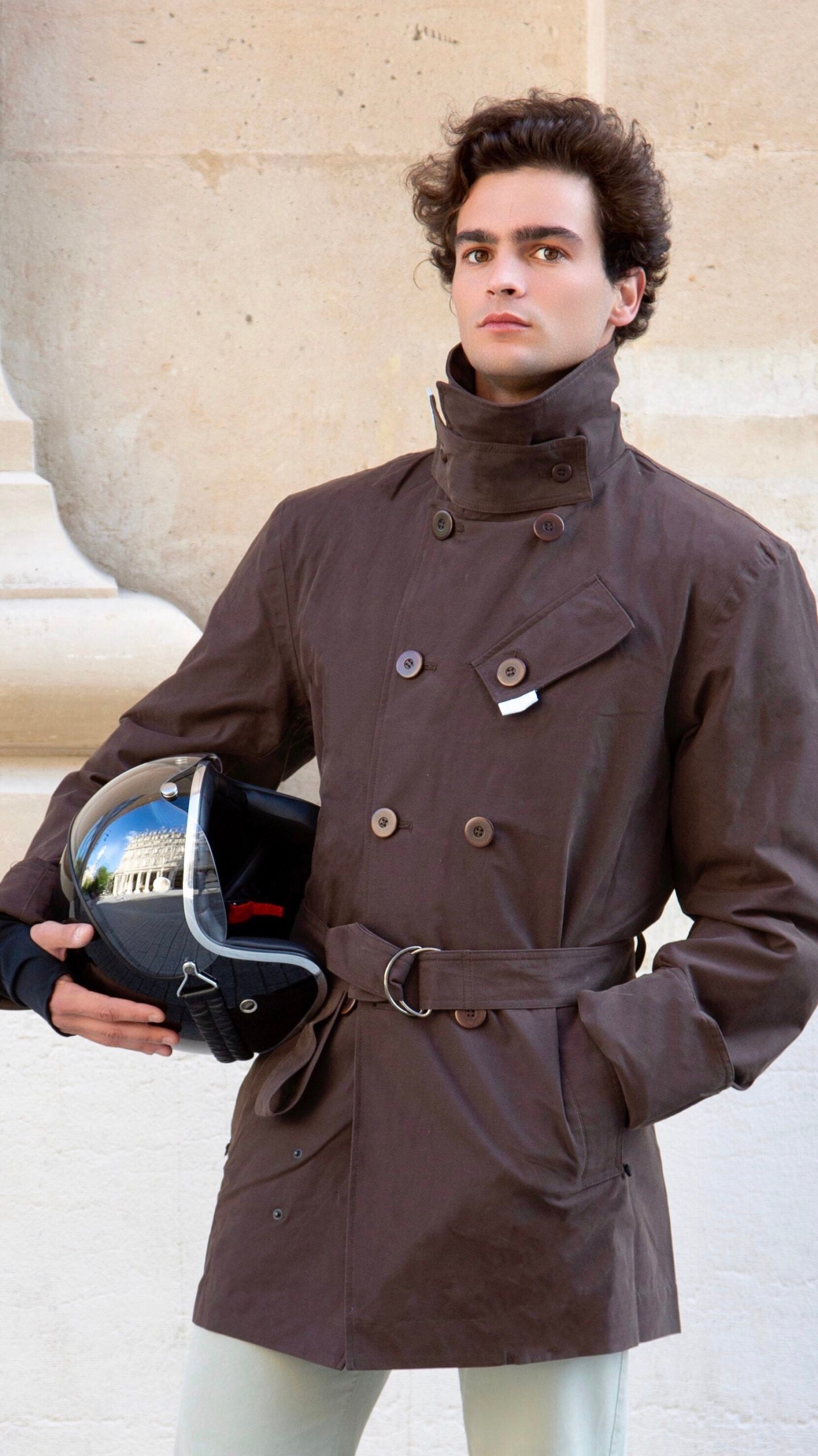 The Mermoz urban waterproof elegant chocolate brown men&
