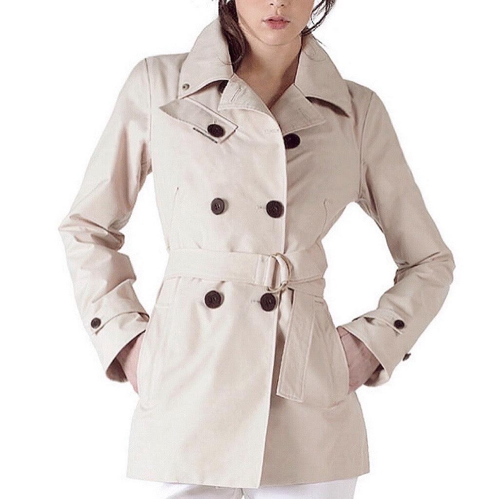 Le trench coat beige clair imperméable Adrienne