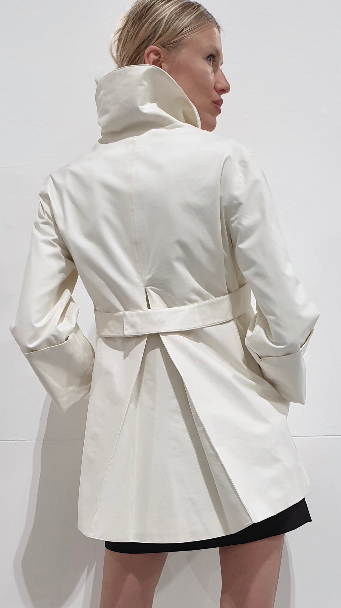 La petite veste imperméable  AUDREY blanc crème