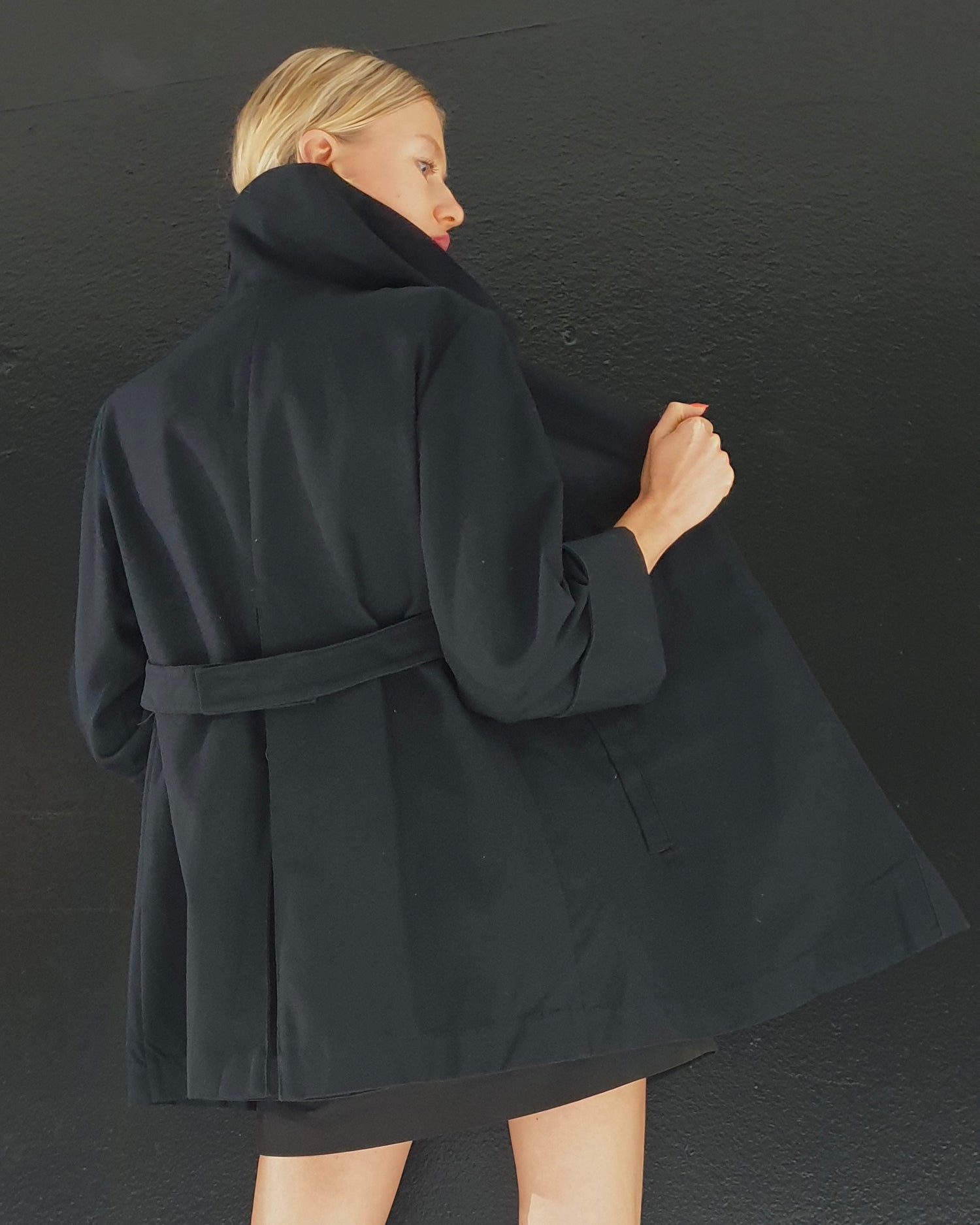 Black cotton Audrey Jacket