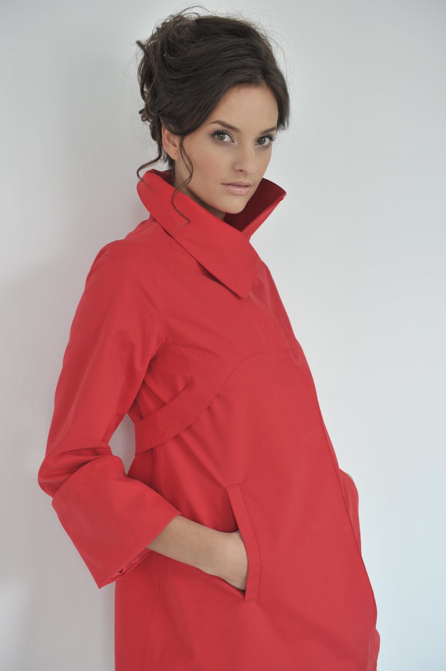 La petite veste imperméable femme AUDREY rouge